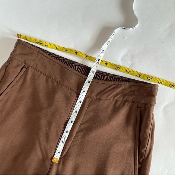 NWT Brown Old Navy High-Waisted Playa Wide-Leg Pants, SM - Picture 4 of 8